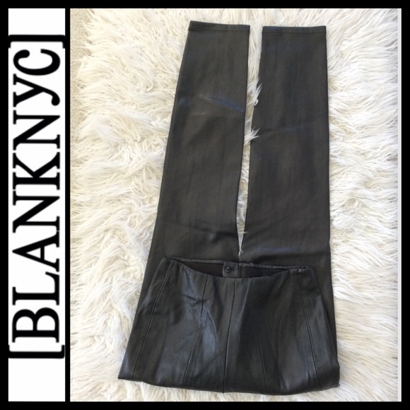 NWOT [BLANKNYC] Hi Rise Maleficient Vegan Leather Pants - Picture 6 of 9